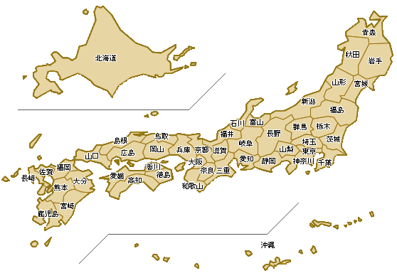日本地図